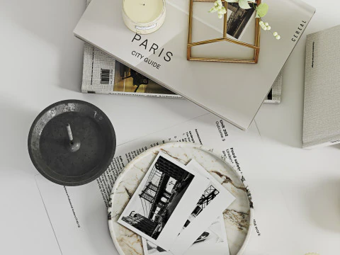 装饰套装32 3D 模型