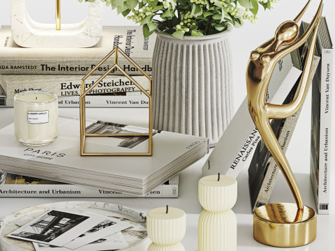 Decorative Set 32 3D Modell