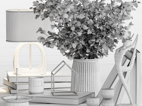 Decorative Set 32 3D Modell