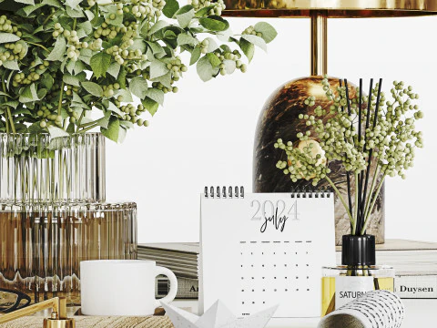 Conjunto Decorativo 33 Modelo 3D