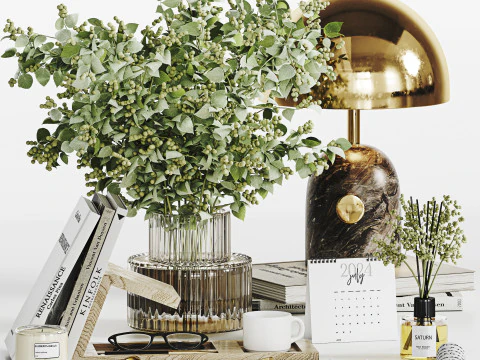 Conjunto Decorativo 33 Modelo 3D