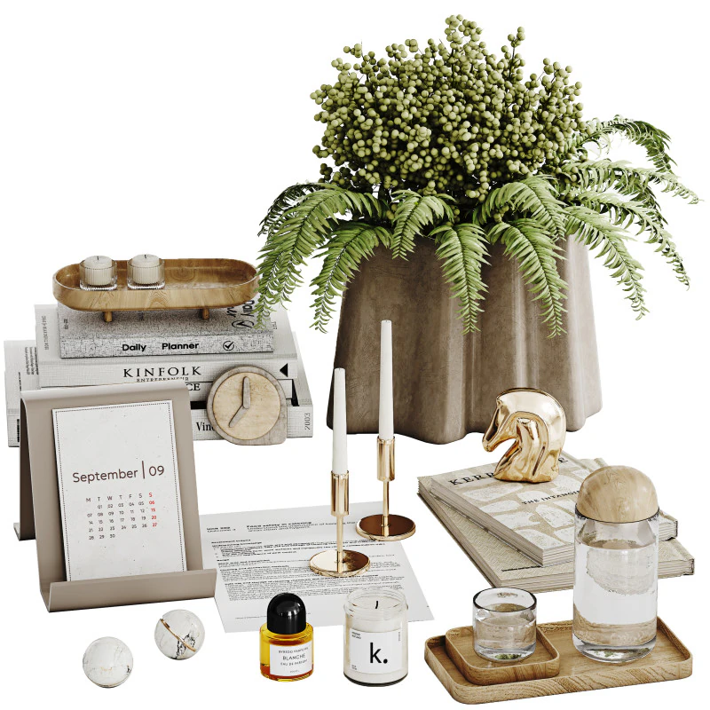 Set decorativo 34 Modello 3D .c4d .max .obj .3ds .fbx .stl .blend 