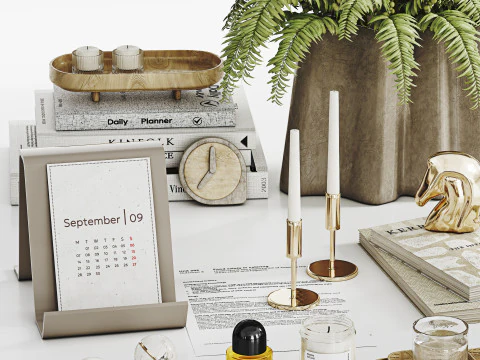 Set decorativo 34 Modello 3D