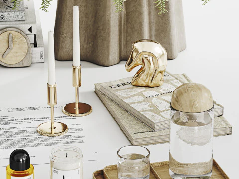 Set decorativo 34 Modello 3D