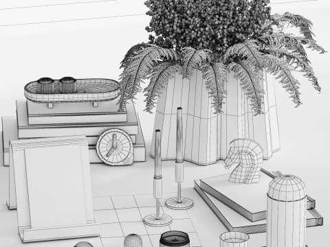 Set decorativo 34 Modello 3D