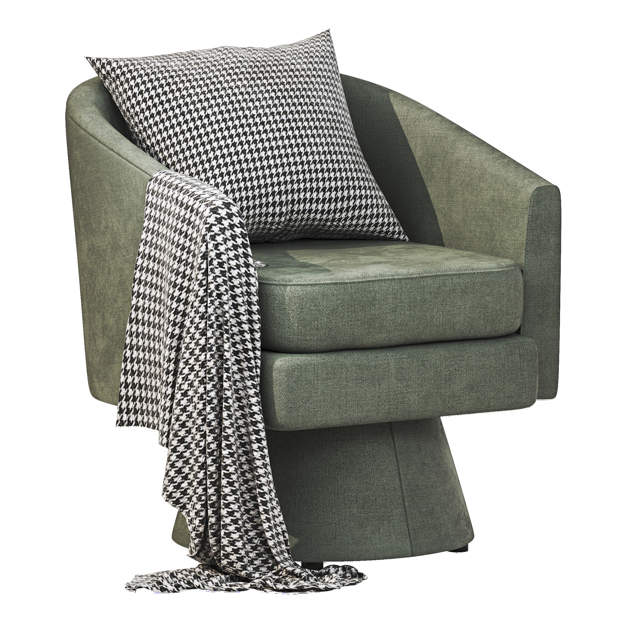 Arm chair 02 3D Model .c4d .max .obj .3ds .fbx .stl .blend