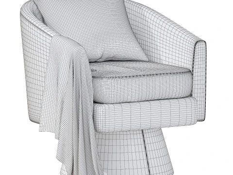 Arm chair 02 3D Model