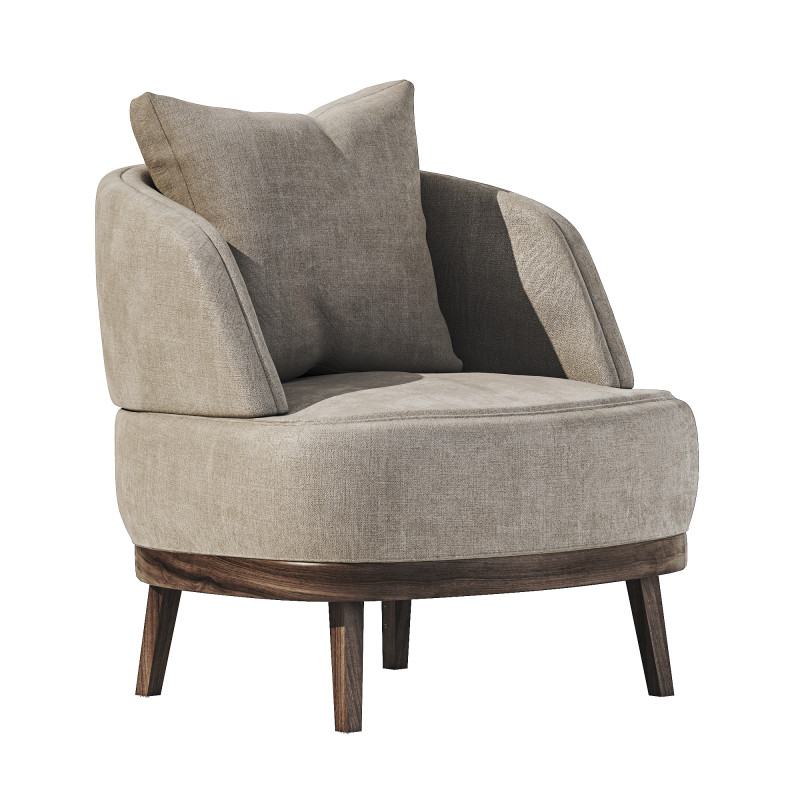 Fotel 06 Model 3D .c4d .max .obj .3ds .fbx .stl .blend 