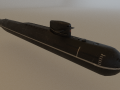 russian nuclear submarine project 667 3D Models