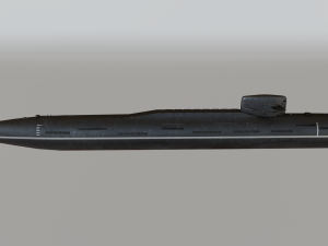 russian nuclear submarine project 667 Model 3D