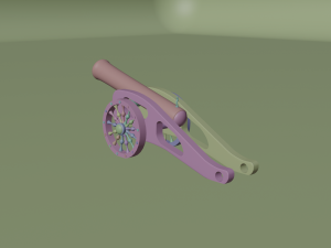 cannon Modello 3D