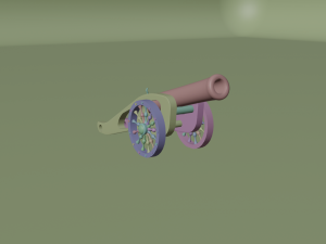 cannon Modello 3D