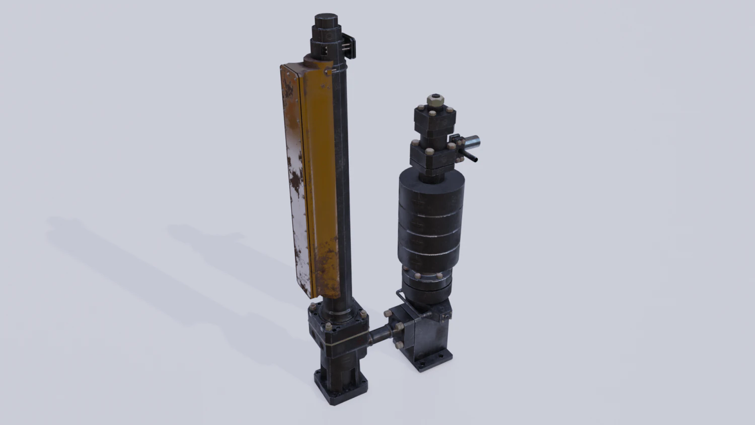 russian submarine nuclear reactor drive 3D Model .c4d .max .obj .3ds .fbx .stl .blend