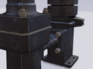 russian submarine nuclear reactor drive Modello 3D