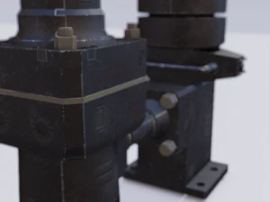 russian submarine nuclear reactor drive 3D Model