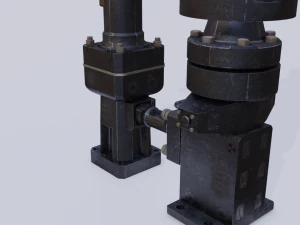 russian submarine nuclear reactor drive 3D Model