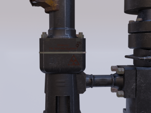 russian submarine nuclear reactor drive Modello 3D