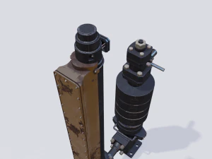 russian submarine nuclear reactor drive 3D Model