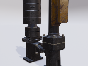 russian submarine nuclear reactor drive Modello 3D
