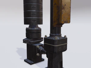 russian submarine nuclear reactor drive 3D Model