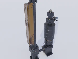 russian submarine nuclear reactor drive 3D Model
