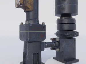 russian submarine nuclear reactor drive 3D Model