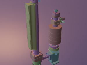 russian submarine nuclear reactor drive Modello 3D