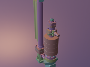 russian submarine nuclear reactor drive Modello 3D