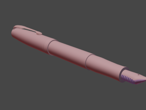 parker pen Modelo 3D