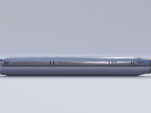 russian nuclear rocket 3Dモデル