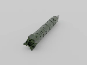 ussr nuclear rocket 3D Model
