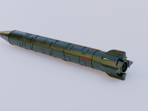 ussr nuclear rocket Model 3D