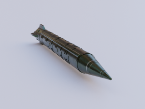 ussr nuclear rocket Model 3D