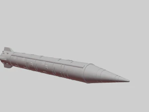 ussr nuclear rocket 3D Model