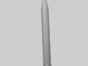 ussr nuclear rocket Model 3D