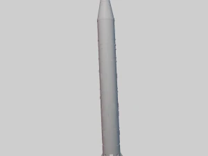 ussr nuclear rocket 3D Model