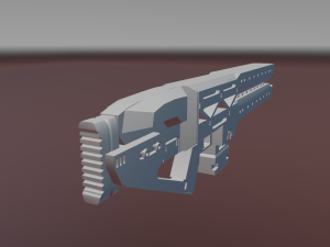 railgun 3D मॉडल