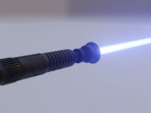 light siber 3D 모델