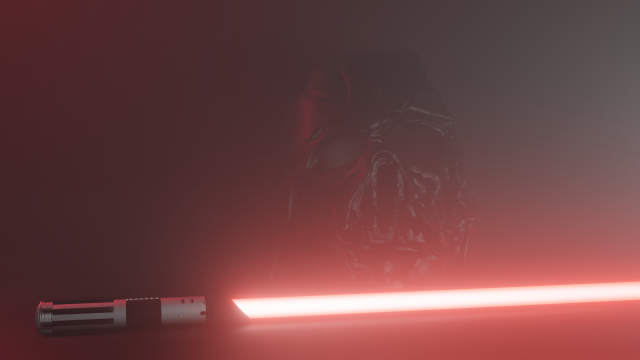 darth vaders light siber Model 3D .c4d .max .obj .3ds .fbx .stl .blend 