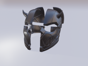 devil helmet 3d print model 3D 프린트 모델