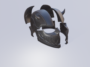 devil helmet 3d print model 3D 프린트 모델