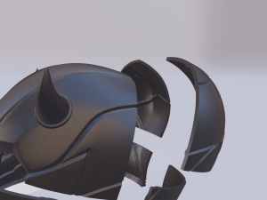 devil helmet 3d print model 3D 프린트 모델