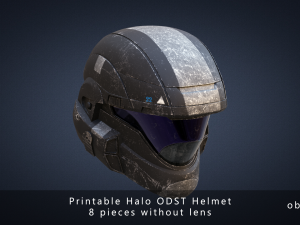 printable halo odst helmet 3d print model 3D Print Model