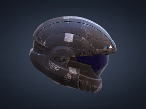printable halo odst helmet 3d print model 3D Print Model