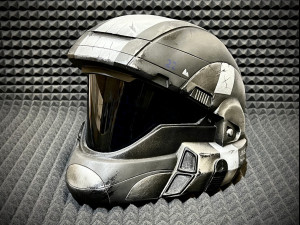 printable halo odst helmet 3d print model Model Cetak 3D