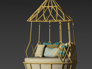 lounge chair at home Model 3D