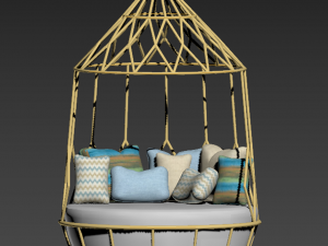 lounge chair at home Model 3D