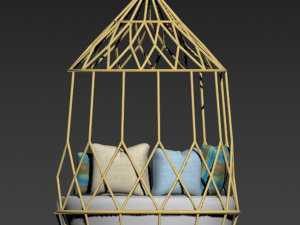 lounge chair at home Model 3D