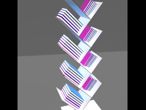 &eacute;tag&egrave;res Modèle 3D