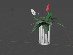 spathiphyllum Model 3D